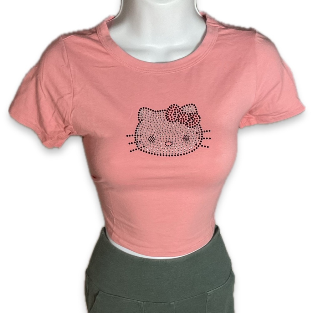 Hello Kitty Bling Crop Top